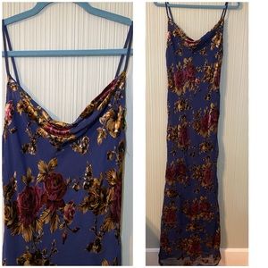NWOT Princess Polly Burnout Velvet Maxi Dress